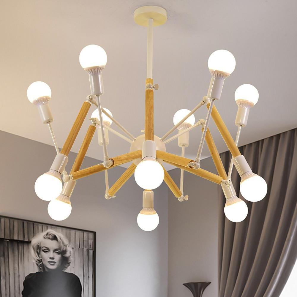 12 Lights Taavita Sputnik Design Nordic Chandeliers Hanging Pendant Lamp Light