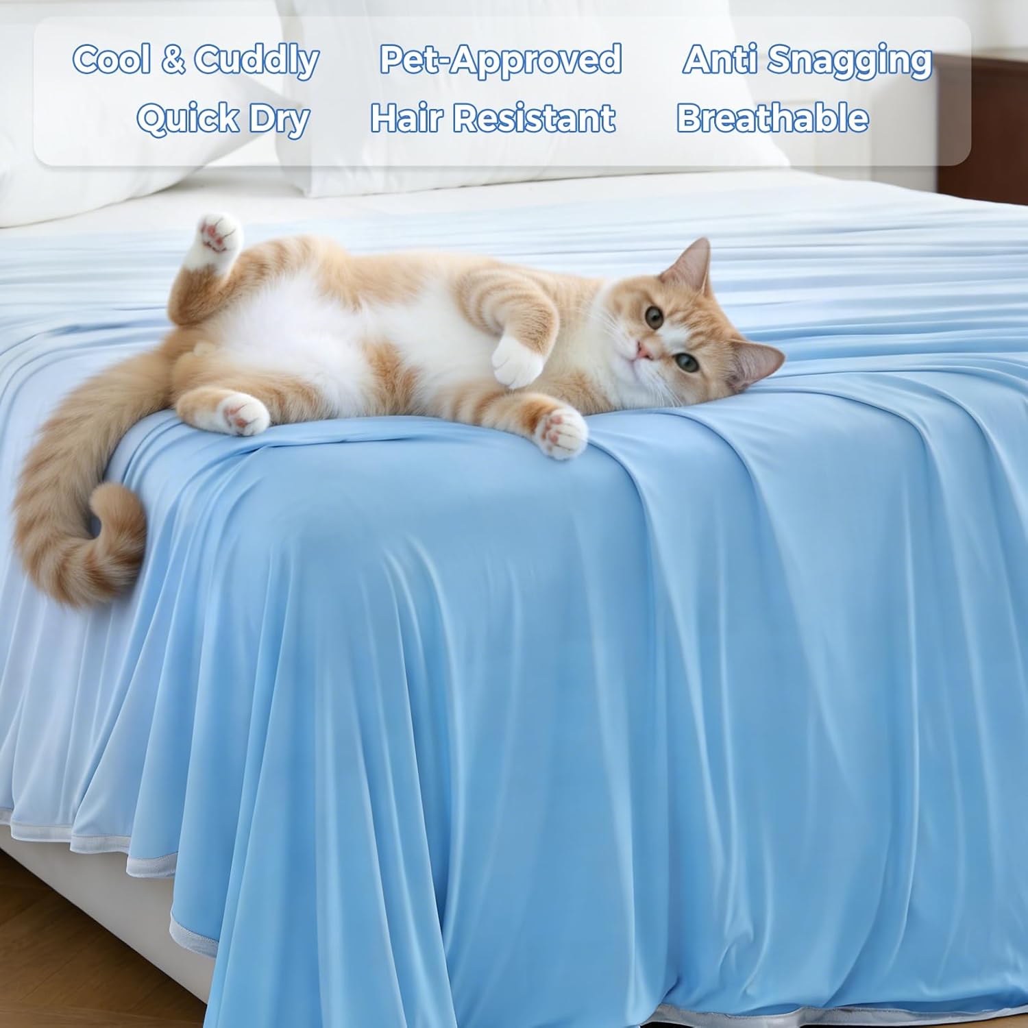 Cooling Blanket with Arc-Chill Technology – Lightweight and Breathable for Warm Sleepers