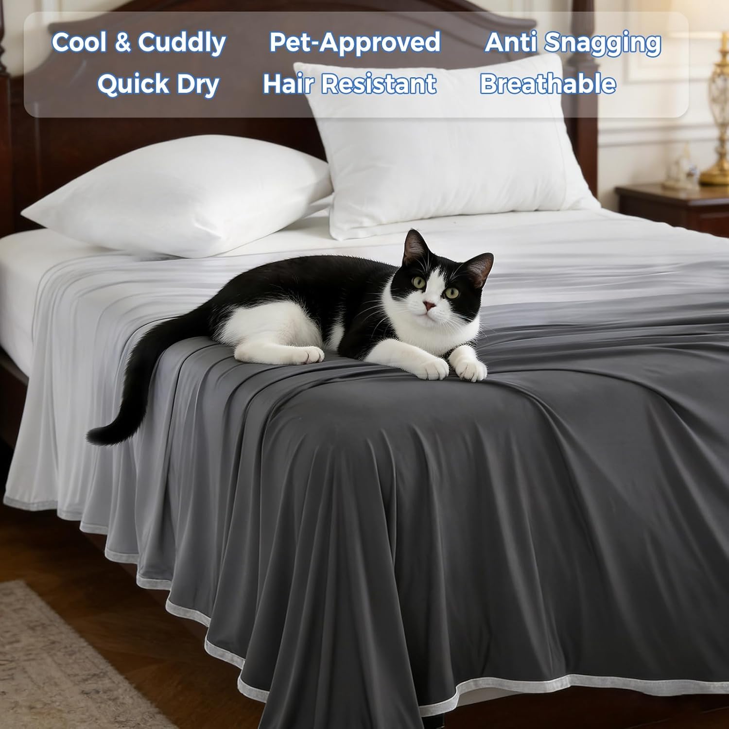 Cooling Blanket with Arc-Chill Technology – Lightweight and Breathable for Warm Sleepers