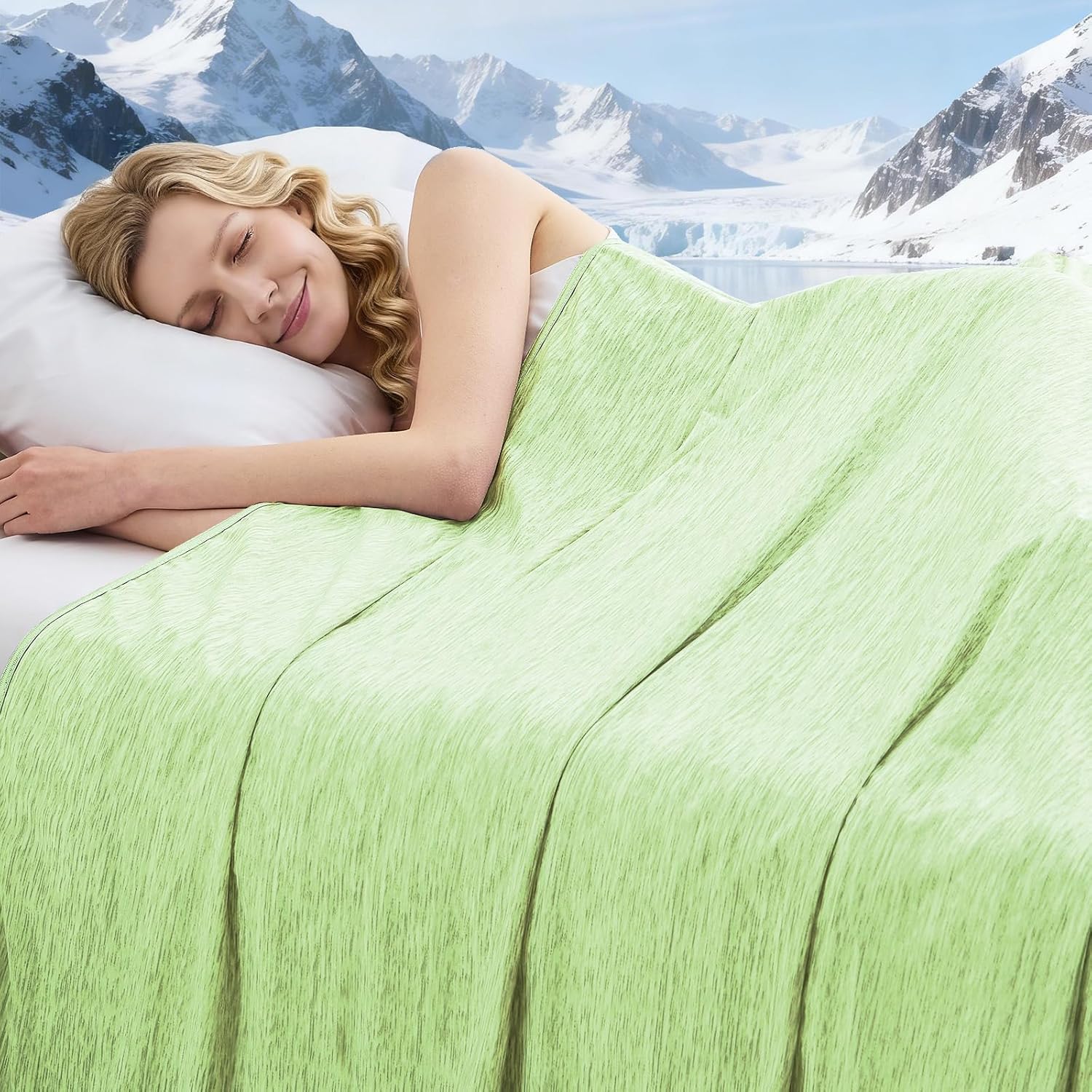 Lightweight Cooling Blanket – Breathable Soft Fabric for Warm Sleepers