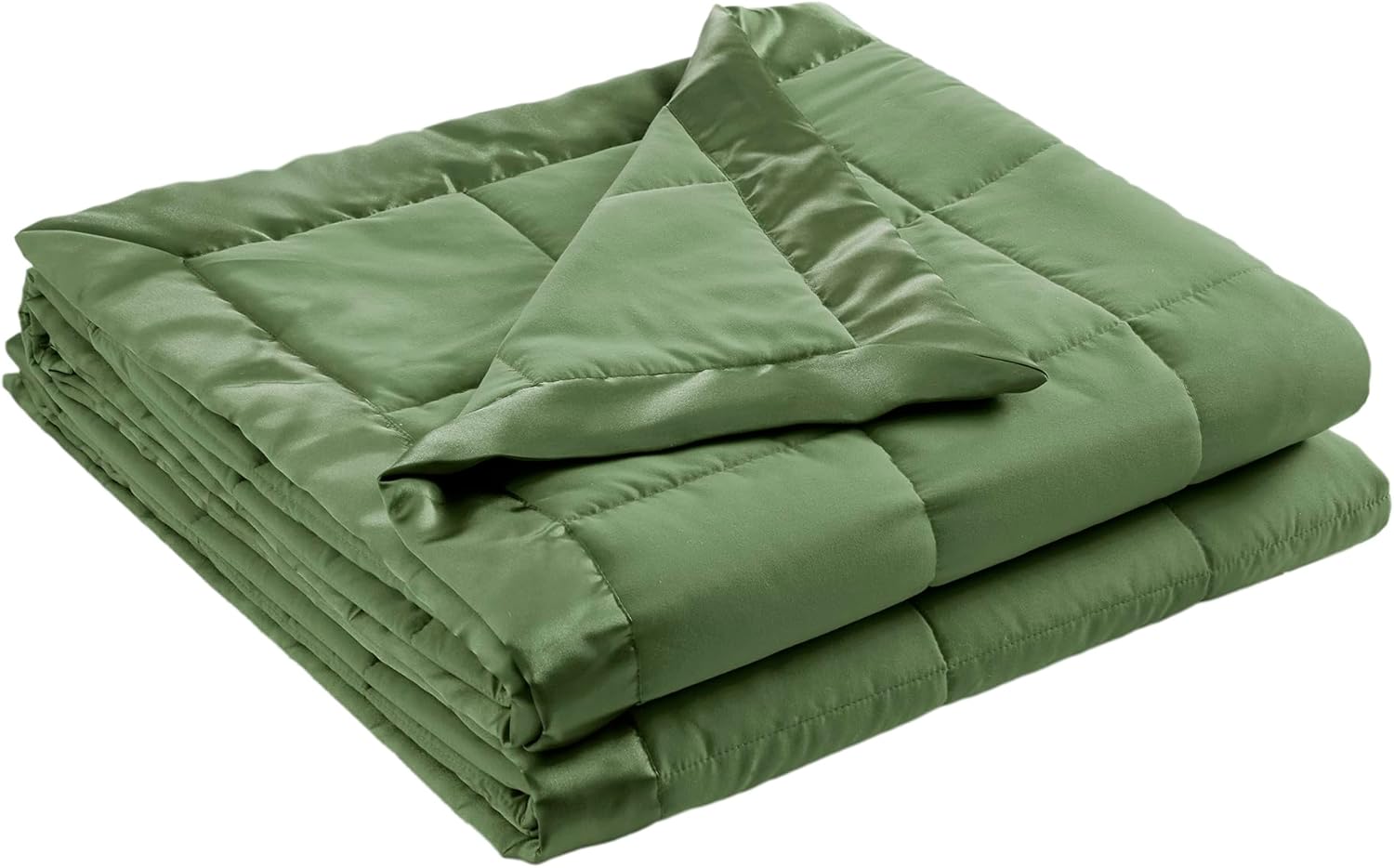 Lightweight Down Alternative Blanket with Moisture-Wicking – All Season Bed Cover with Satin Trim