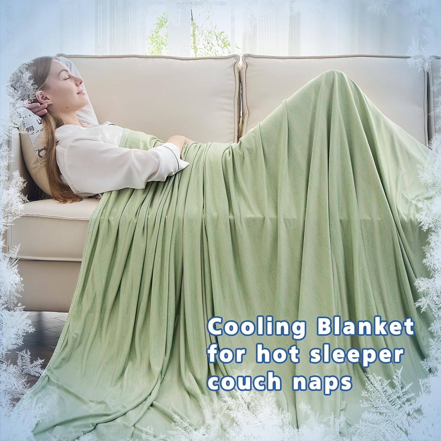 Cooling Blanket with Arc-Chill Technology – Lightweight and Breathable for Warm Sleepers