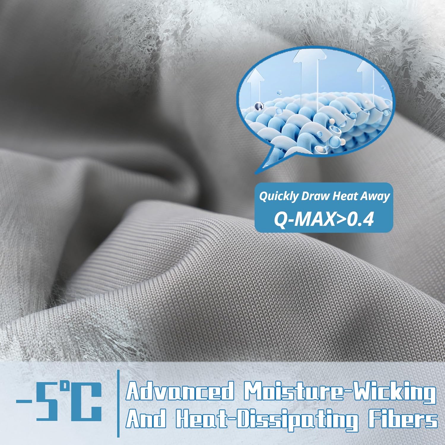 Lightweight Cooling Blanket Set with Pillowcases | Moisture-Wicking Fabric