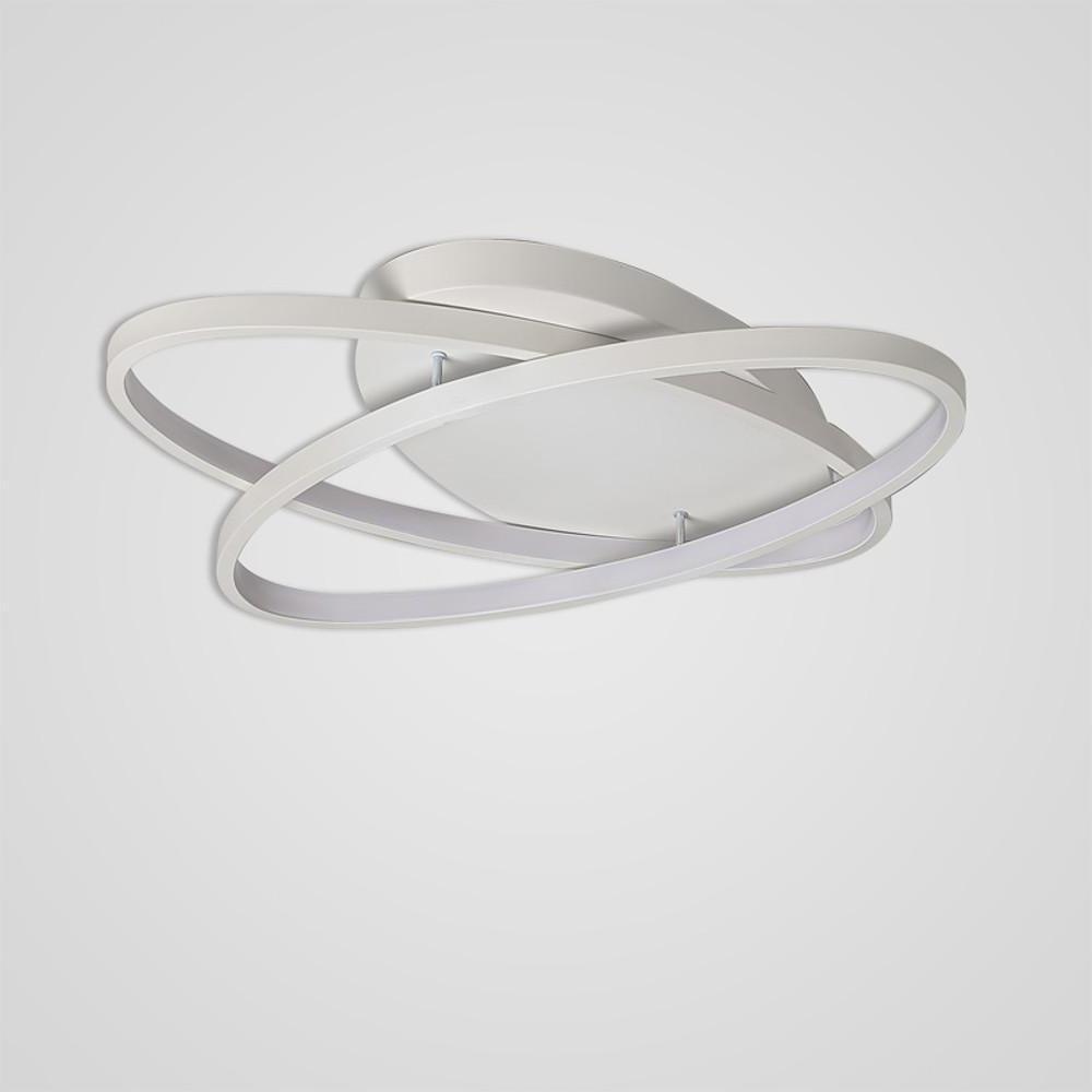 2-Light LED Contemporary Flush Mount Ceiling Light for Bedroom by Taavita