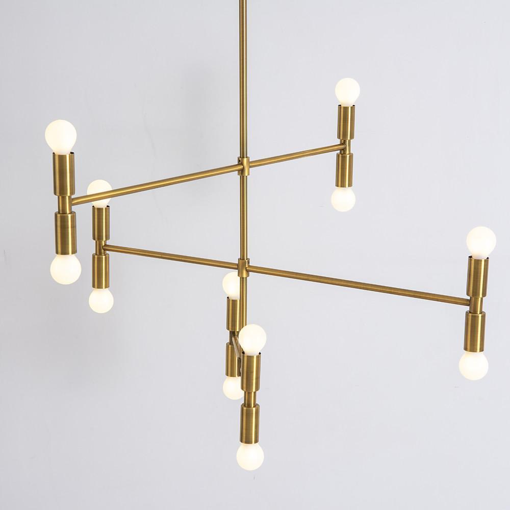 12 Bulbs Adjustable Modern Pendant Lights - LED Taavita Metal Design