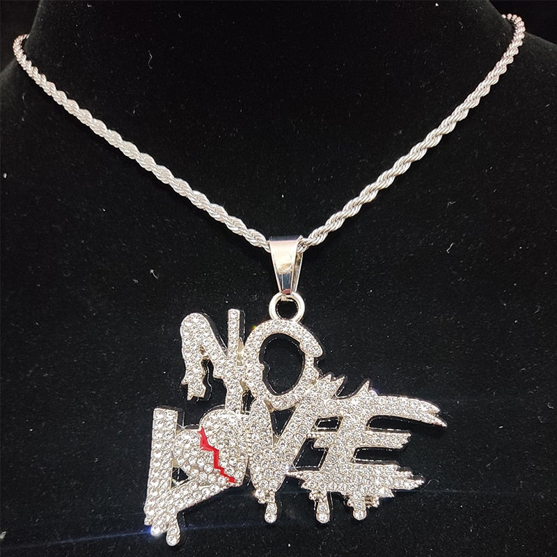 Bold Urban Cuban Link Necklace with 'Fearless' Charm