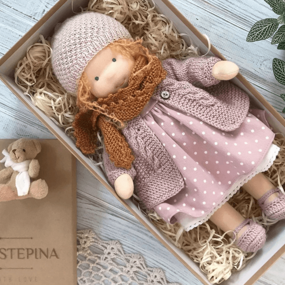 Cozy Companion Plush Doll for Imaginative Adventures