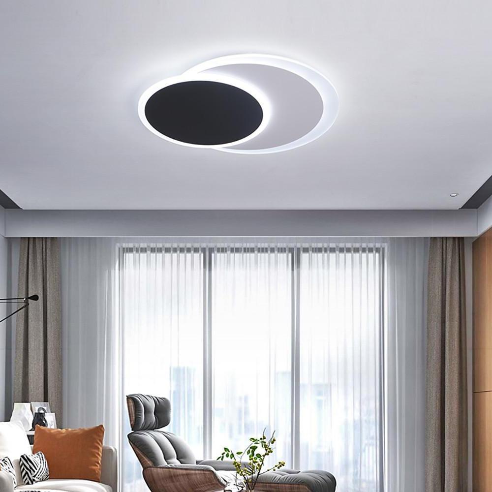 20'' LED 2-Light Globe Design Flush Mount Lights Nordic Style Traditional Classic Metal Acrylic Flush Mounts Semi Flush Mounts-dazuma