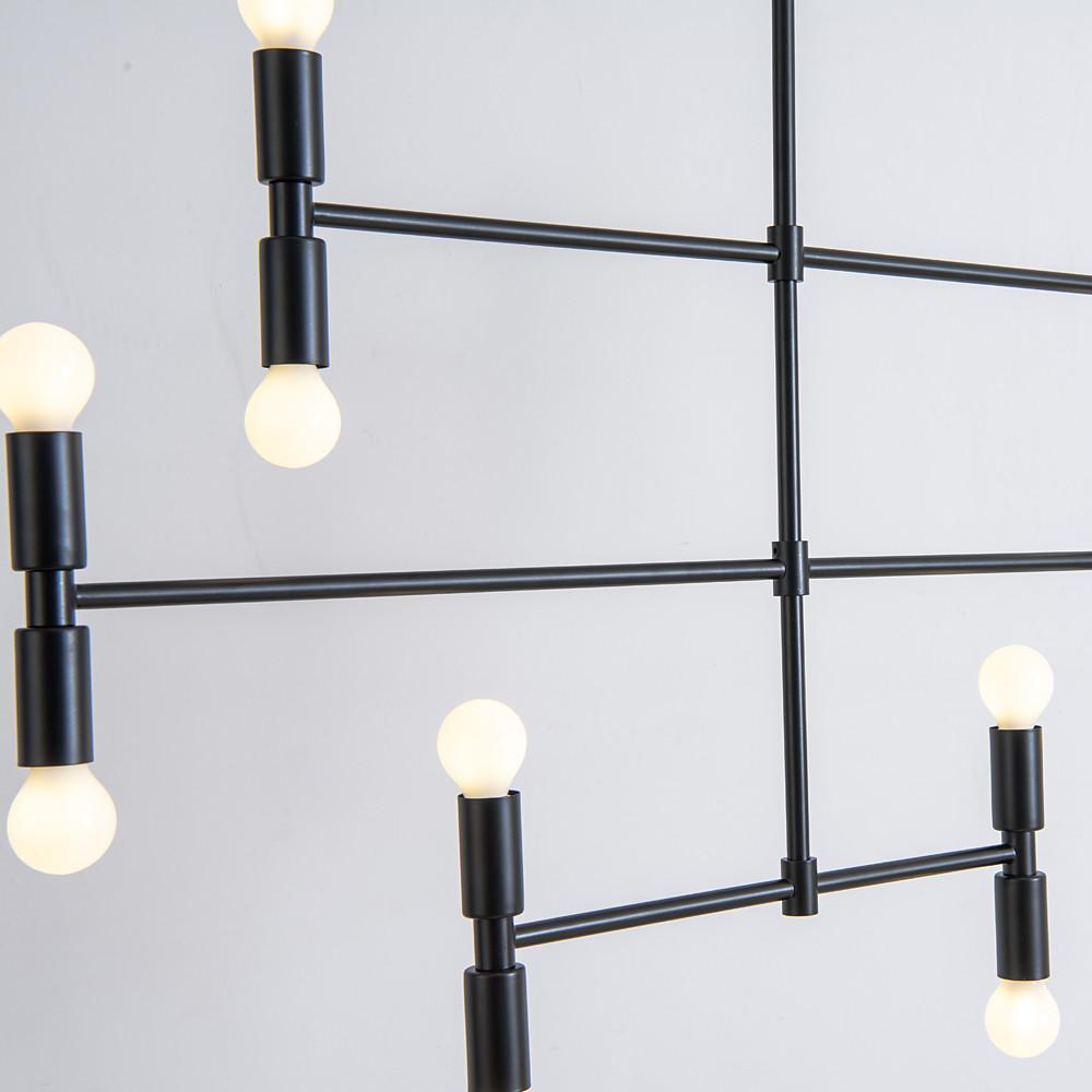 12 Bulbs Adjustable Modern Pendant Lights - LED Taavita Metal Design