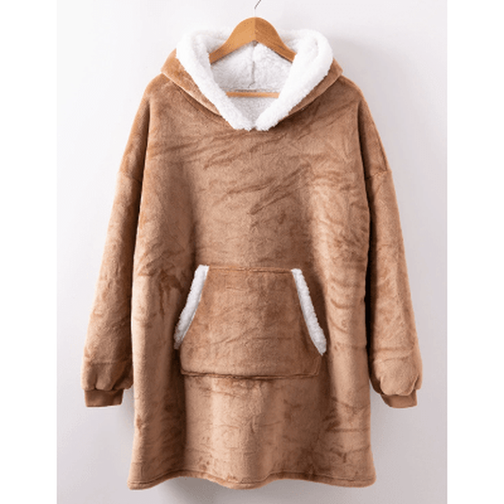 SnugWear Fleece Hoodie Blanket for Ultimate Warmth