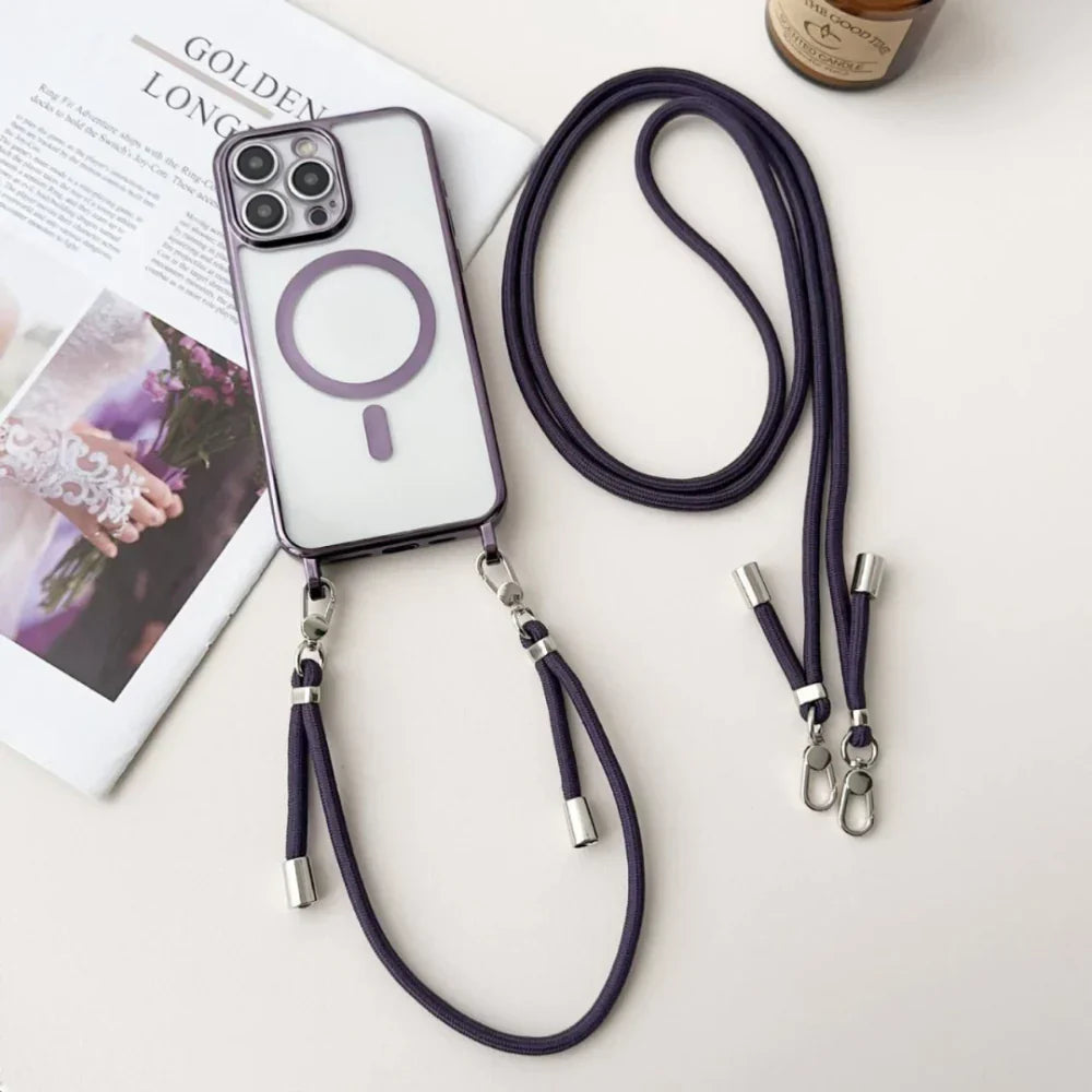Secure Crossbody Phone Case with Adjustable Lanyard
