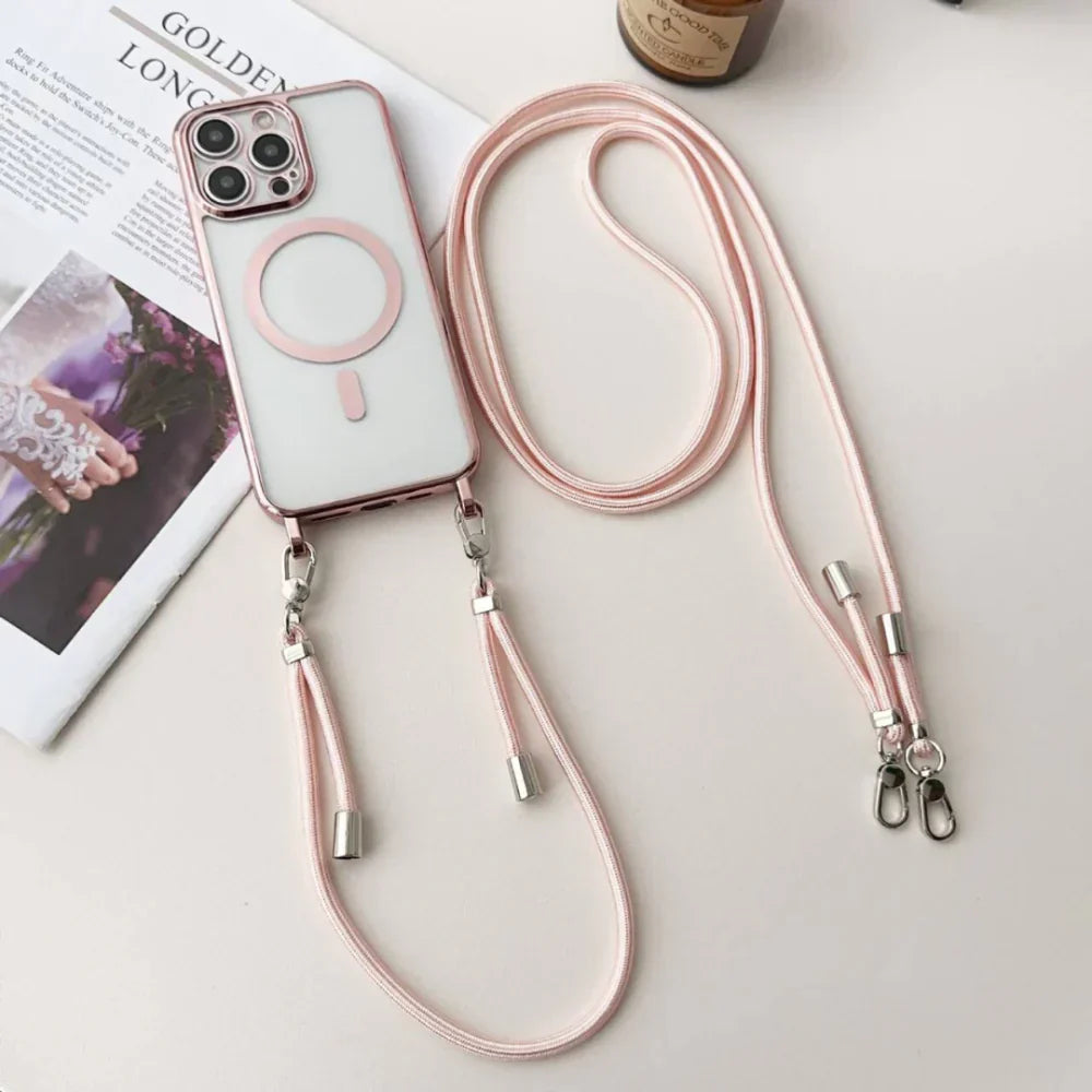 Secure Crossbody Phone Case with Adjustable Lanyard
