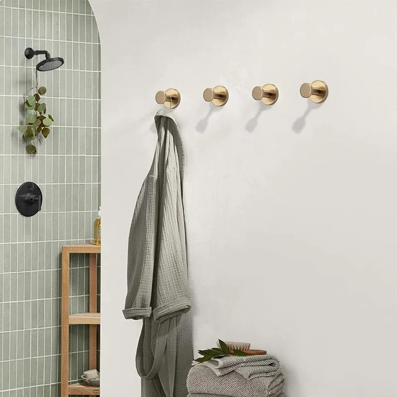 Hooks with Suction Cups for Easy Wall Mounting
