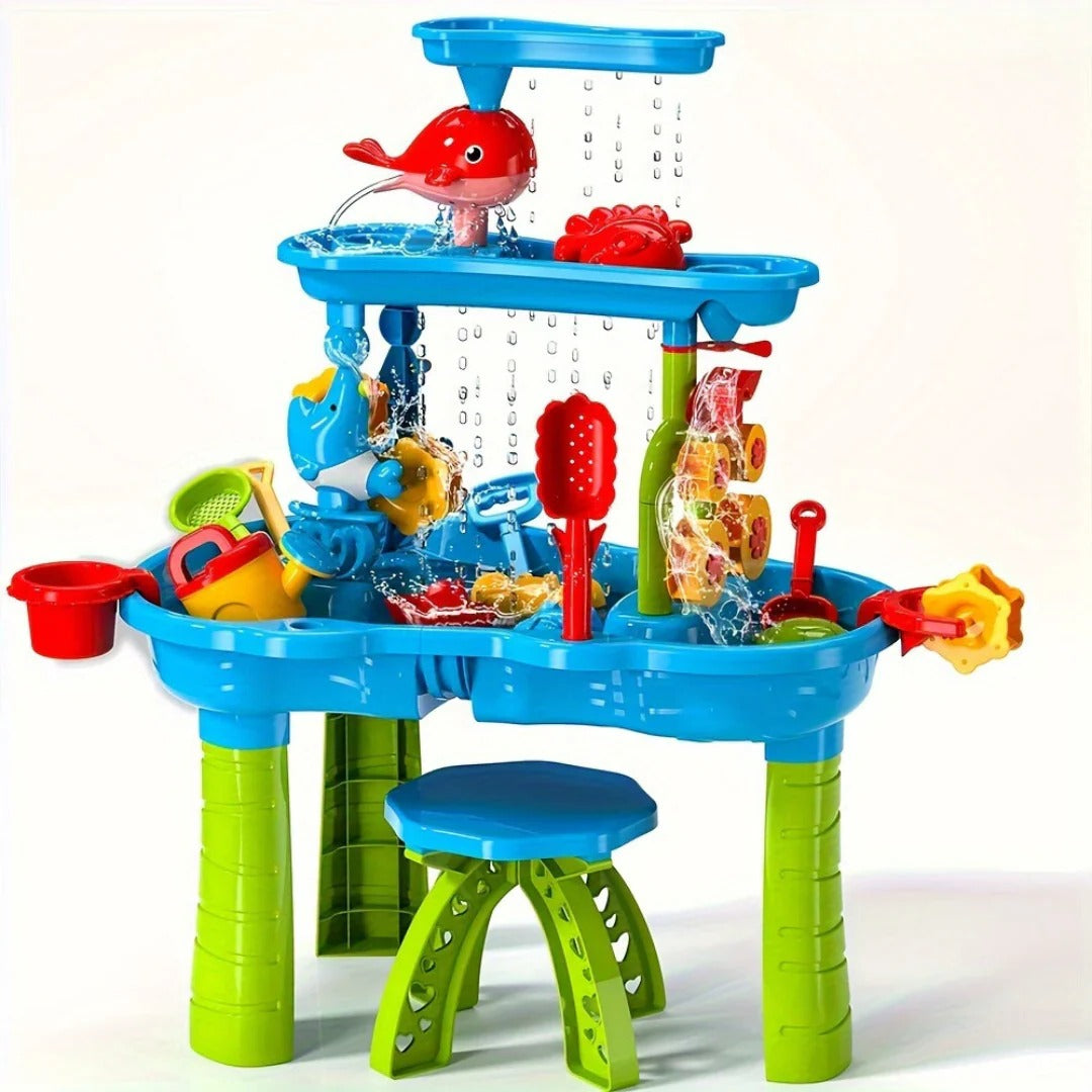 Outdoor Sand and Water Play Table for Kids
