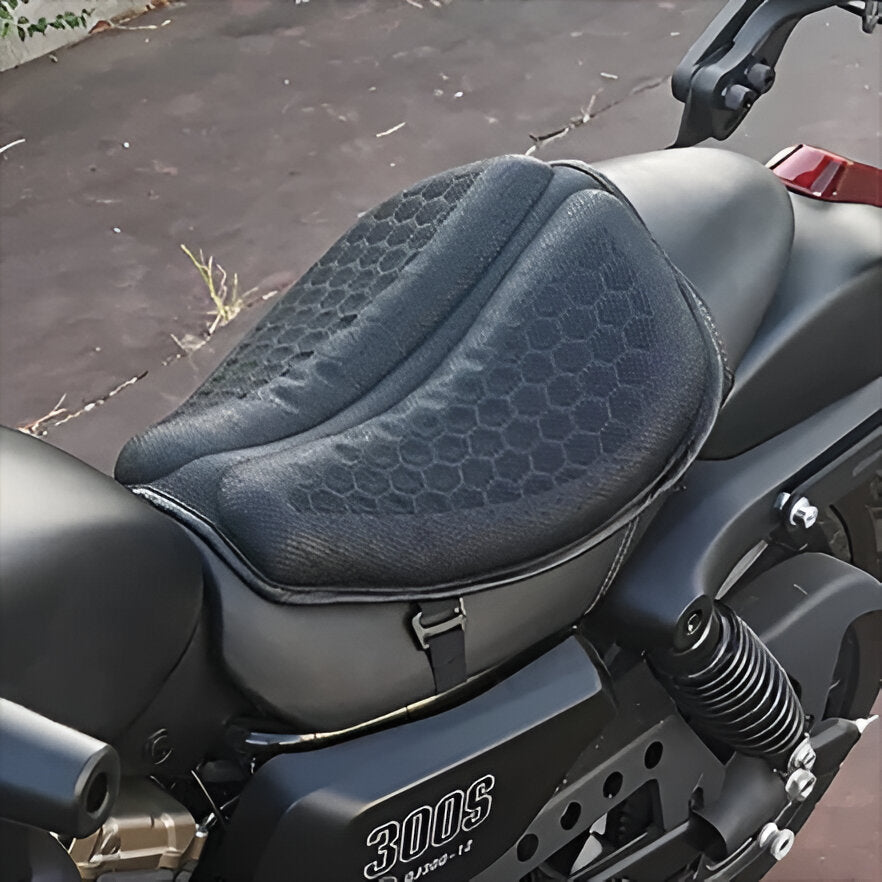 Comfort Gel Seat Cushion for Extended Motorcycle Journeys