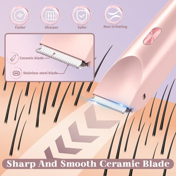 Electric Shaver and Bikini Trimmer for Women