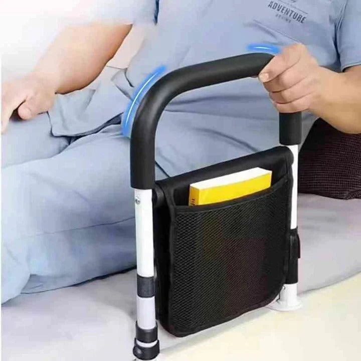 Stability Support Handle for Seamless Bed Entry