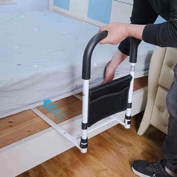 Stability Support Handle for Seamless Bed Entry