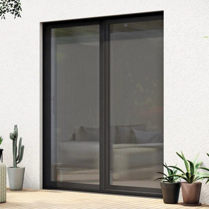 Insect-Blocking Magnetic Screen Door