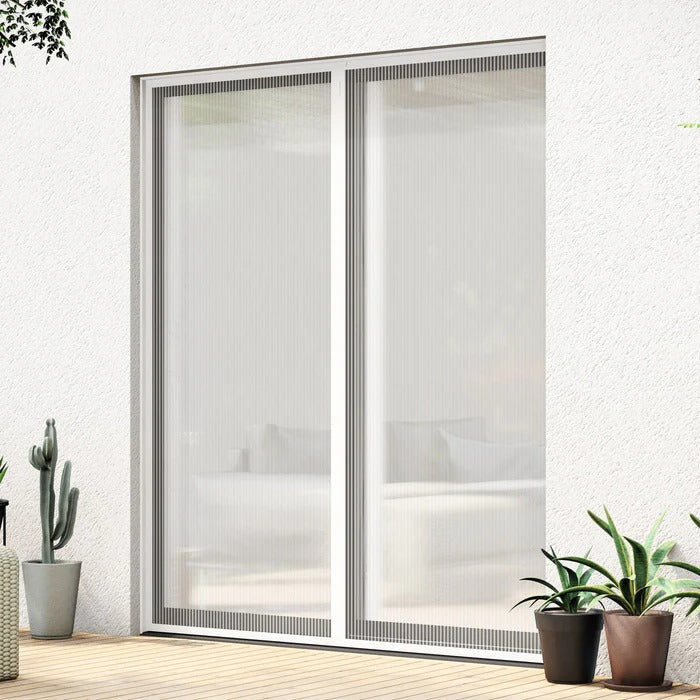 Insect-Blocking Magnetic Screen Door