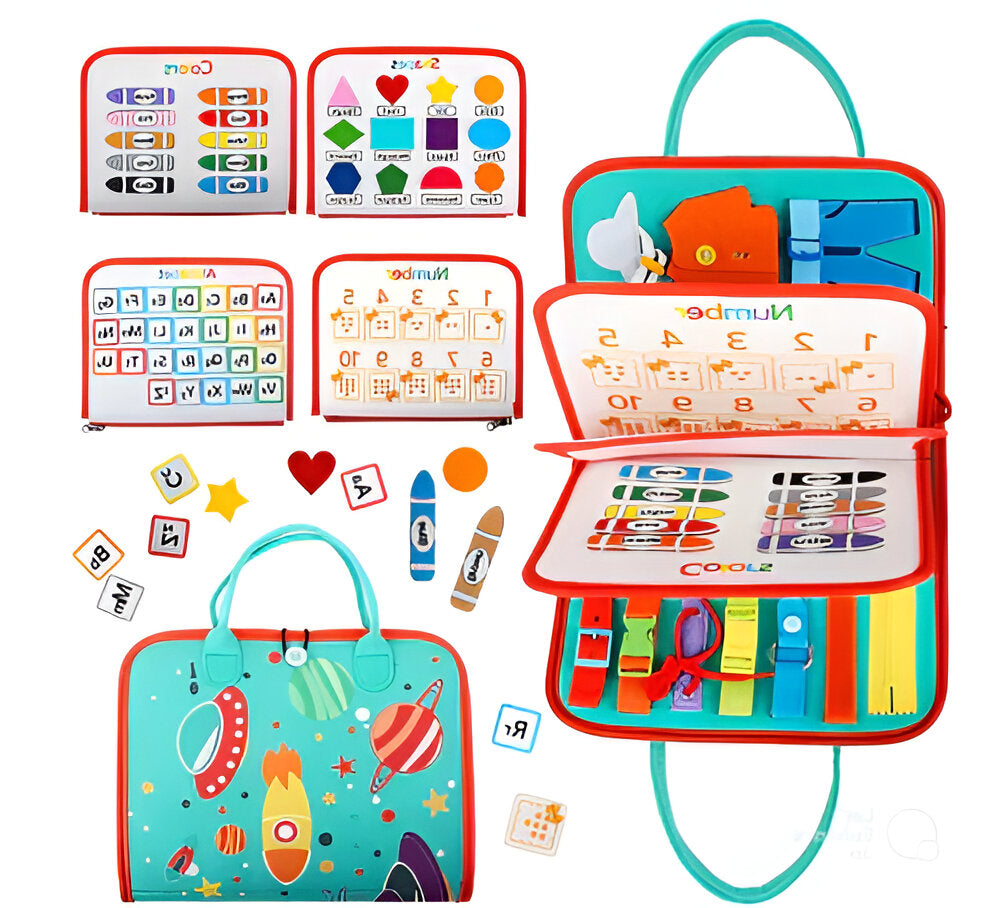 Interactive Sensory Learning Board for Montessori Activities