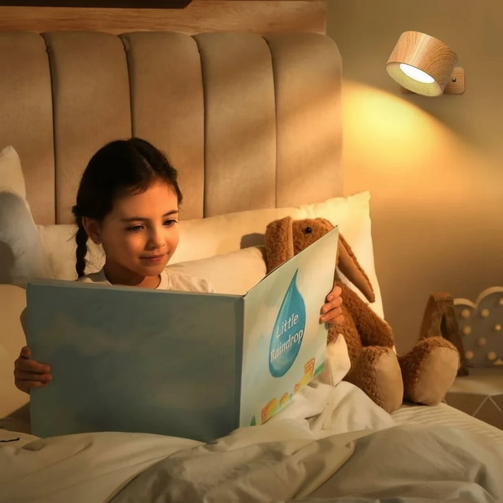 Portable LED Wall Lamp with Magnetic Mount and Adjustable Settings