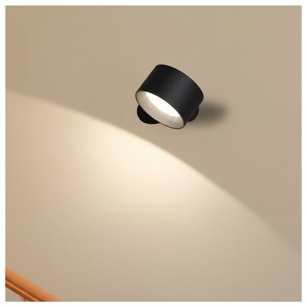 Portable LED Wall Lamp with Magnetic Mount and Adjustable Settings