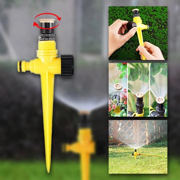 All-Around Garden Sprinkler with Customizable Spray Settings