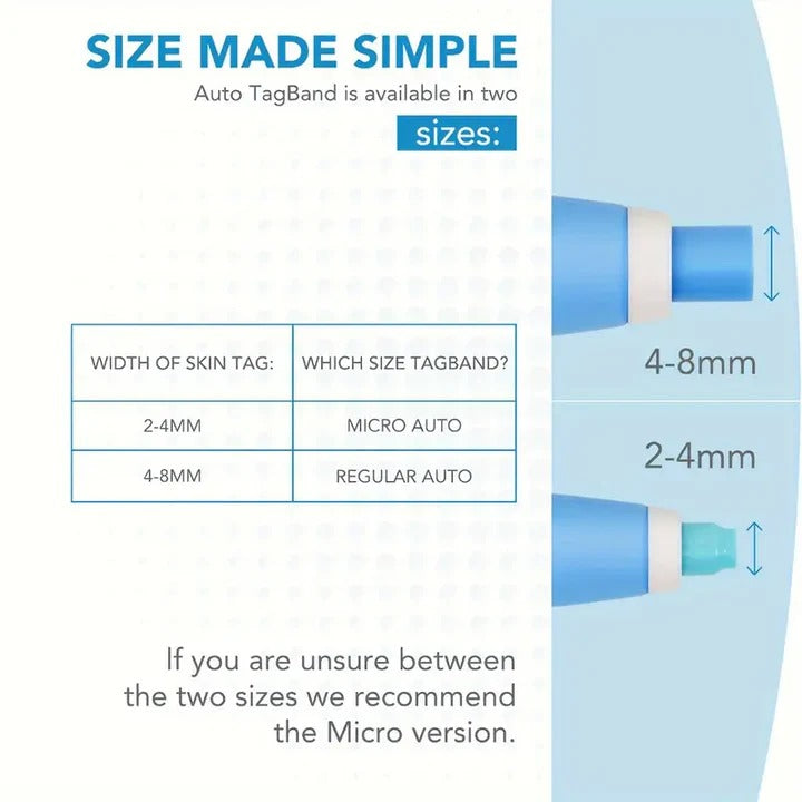 At-Home Skin Tag Removal System with Silicone Bands & Tool
