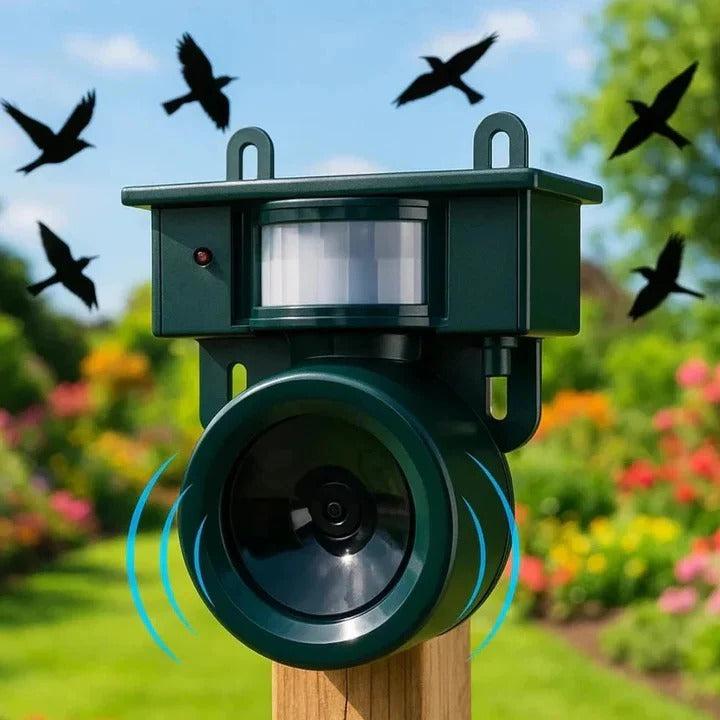 Intelligent Bird Repeller with Motion Activation for Gardens