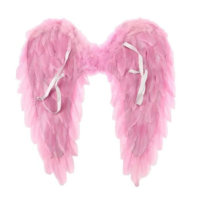 Elegant Feathered Wings for Costumes and Events