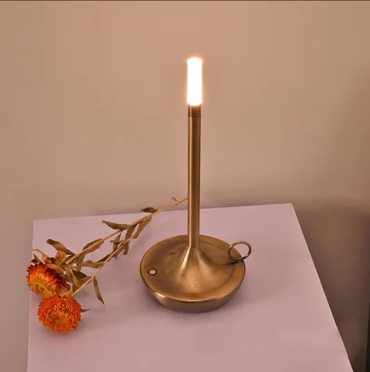 Versatile LED Touch Lamp with Rechargeable Battery for Home & Outdoors
