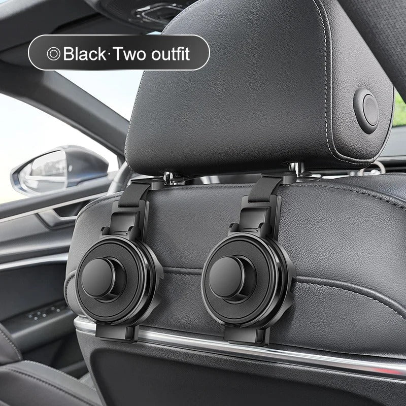 Multi-Functional Headrest Organizer with Drink and Phone Holder