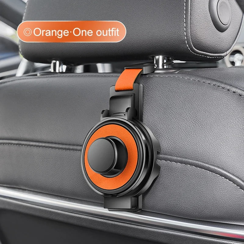 Multi-Functional Headrest Organizer with Drink and Phone Holder