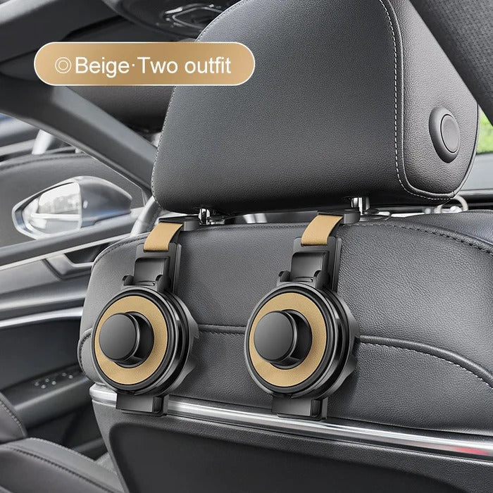 Multi-Functional Headrest Organizer with Drink and Phone Holder