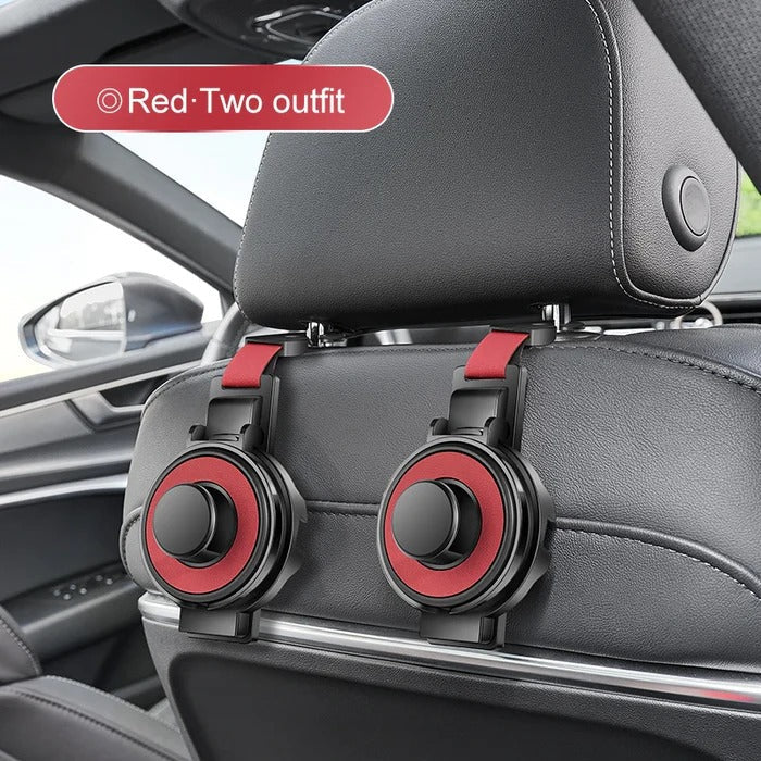 Multi-Functional Headrest Organizer with Drink and Phone Holder