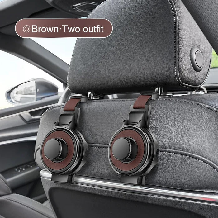 Multi-Functional Headrest Organizer with Drink and Phone Holder