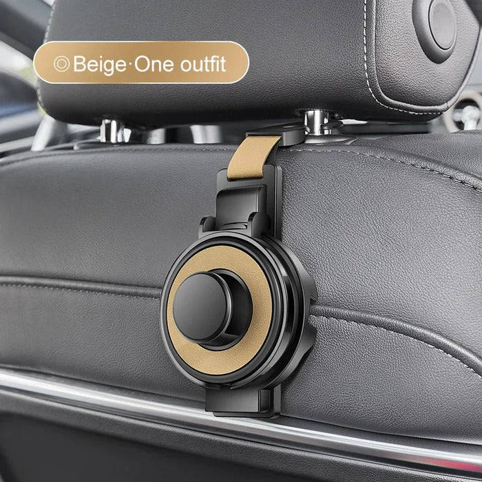Multi-Functional Headrest Organizer with Drink and Phone Holder