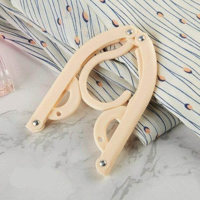 Portable Collapsible Garment Hanger for Travel