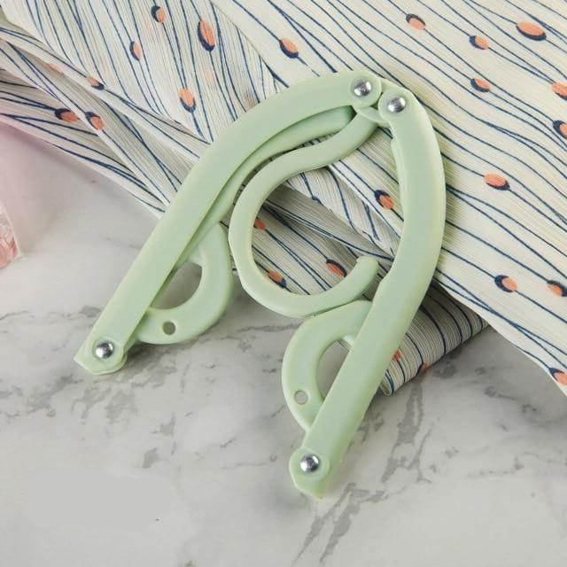 Portable Collapsible Garment Hanger for Travel