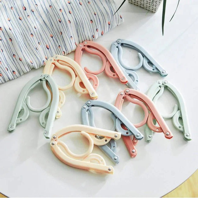 Portable Collapsible Garment Hanger for Travel