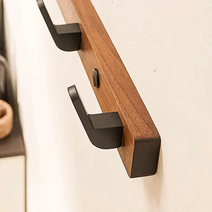 Chic Wall-Mounted Coat and Bag Organizer