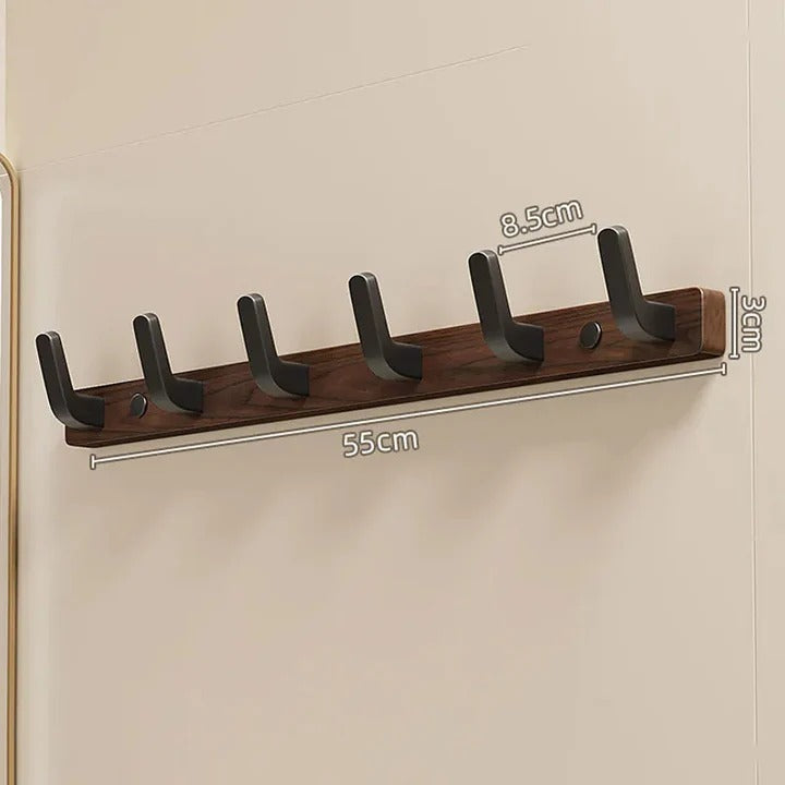 Chic Wall-Mounted Coat and Bag Organizer