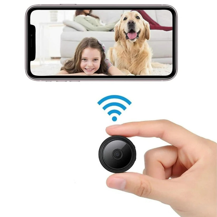 Compact Wireless Surveillance Camera with Audio Features