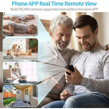 Compact Wireless Surveillance Camera with Audio Features