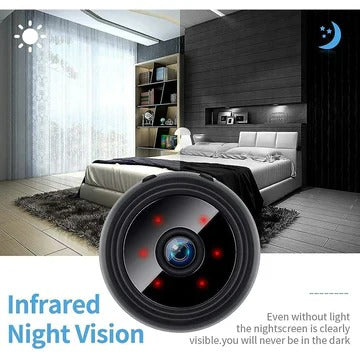 Compact Wireless Surveillance Camera with Audio Features