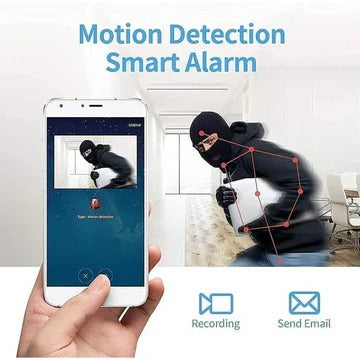 Compact Wireless Surveillance Camera with Audio Features
