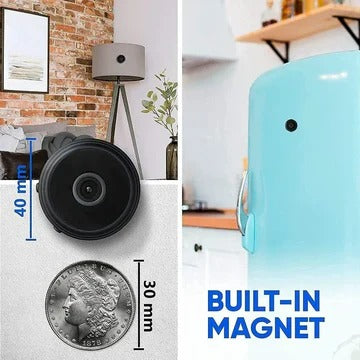 Compact Wireless Surveillance Camera with Audio Features