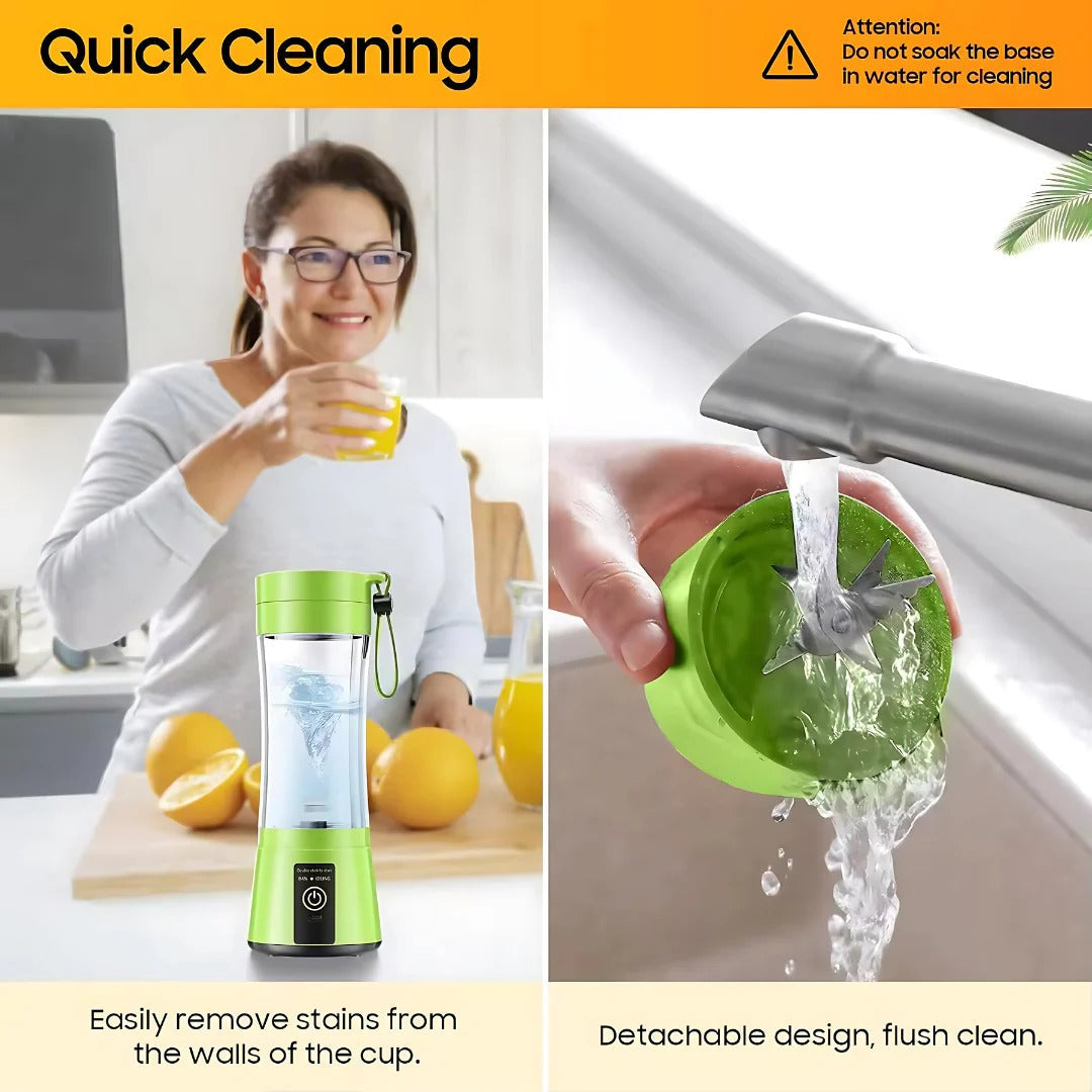 Portable Mini Juicer Blender – Electric Fruit Mixer