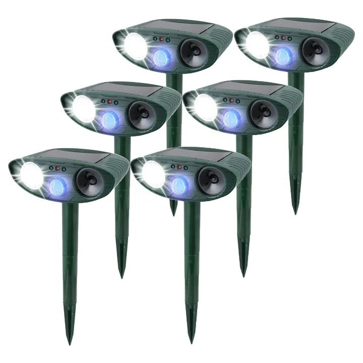 Eco-Friendly Solar Rabbit Deterrent with Ultrasonic Sound